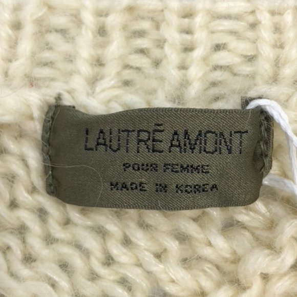 Vintage Lautremont Hand-knit Wool Blend Sweater - Picture 5 of 7